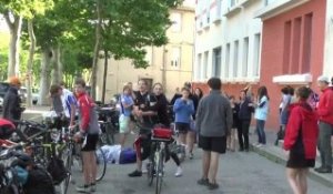 "Les Fous Berlinois" ont fait étape au collège Varsovie ce vendredi matin pour sceller l'amitié franco-allemande