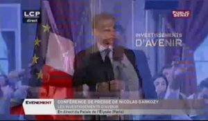 EVENEMENT,Conférence de presse de Nicolas Sarkozy