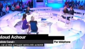 Mouloud Achour réagit après la provocation de Jean-Marie Le Pen