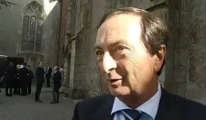 Michel-Edouard Leclerc aux obsèques de son père: interview exclusive