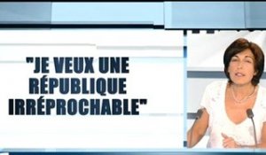 "Je veux une République irréprochable"