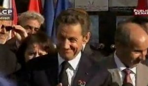 Sarkozy : Discours à Benghazi avec David Cameron
