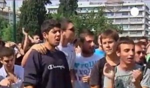 Les étudiants grecs contre l'austérité