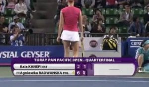 Agnieszka Radwanska en demi-finale à Tokyo