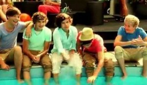 One Direction behind the scenes at a heat shoot