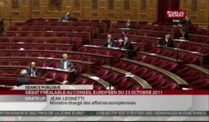 SEANCE,Débat préalable au conseil Européen