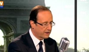 Hollande : "DSK ne sera pas dans mon gouvernement"