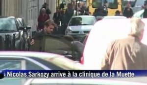 Nicolas Sarkozy est allé voir Carla Bruni à la clinique