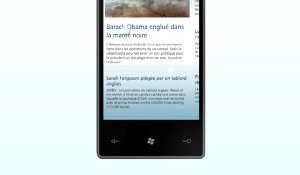 L'application Le Figaro pour Windows Phone 7