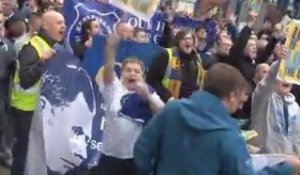 Les fans d'Everton ont protesté