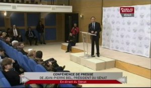 EVENEMENT,Conférence de presse de Jean-Pierre Bel