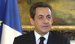 Sarkozy : "La France définie souverainement sa politique"