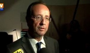 François Hollande à la rencontre de ceux qui travaillent la nuit du réveillon