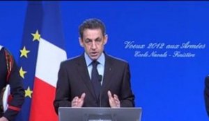 Discours des voeux de N. Sarkozy aux Armées