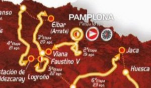 Tour d'Espagne 2012 - Tracé de la Course