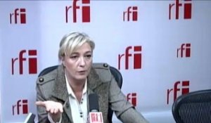 France-Paris - Marine Le Pen - Candidate à l’élection présidentielle de 2012, présidente du Front national (FN)
