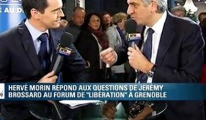 Au forum de Libération, Hervé Morin répond aux questions de BFMTV