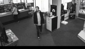 Robber fools surveillance cameras/ LG ad