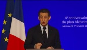 Allocution de N. Sarkozy pour le 4ème anniversaire du Plan Alzheimer