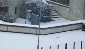 Beauvais: 3 centimètres de neige dans la ville