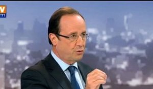 Hollande : "moi ce que je dis, je le présente aux Français"