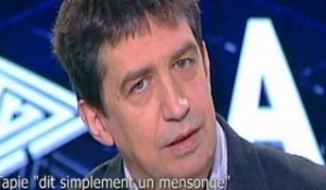 Tapie "dit simplement un mensonge"