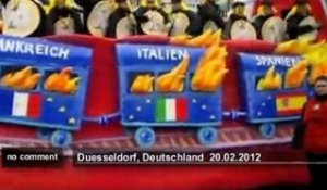 Merkozy en vedette du carnaval en Allemagne - no comment