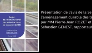 Projet de schéma national des infrastructures de transport (SNIT) - cese