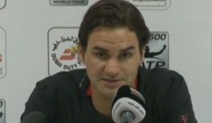 Dubaï – Federer explique ses choix