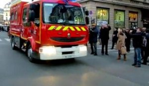 Incendie place Vendôme : une personne légèrement intoxiquée