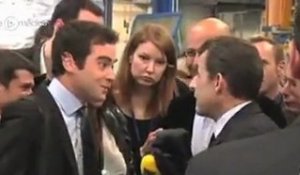 Nicolas Sarkozy traite de "couillon" un journaliste
