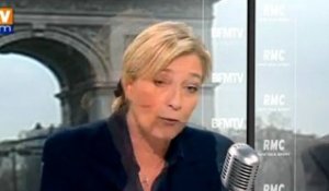 Marine Le Pen sur BFMTV : "la culture de gauche a contaminé la droite"