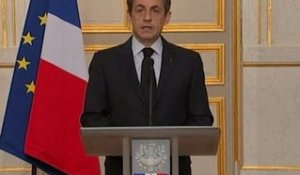 Sarkozy renforce les sanctions contre l'extrémisme