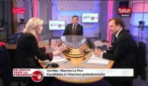EN ROUTE VERS LA PRESIDENTIELLE,Invitée : Marine Le Pen