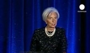 La reprise reste fragile selon Christine Lagarde