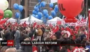 L'italie s'attèle à la réforme du droit du travail