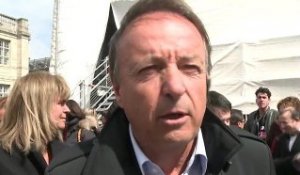 La réaction de Jean Pierre Bel, au rassemblement de Paris-Vincenes pour François Hollande