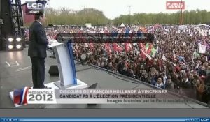 Évènements : Meeting de François Hollande à Vincennes !