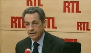 Nicolas Sarkozy, candidat UMP à la Présidentielle, vendredi sur RTL : "Il n'y a plus de risque d'implosion de l'euro"
