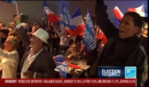 PRÉSIDENTIELLE - FN :Une soirée électorale historique pour Marine Le Pen