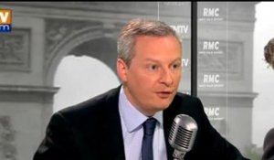 Le Maire sur BFMTV : "François Hollande c’est la politique de l’autruche"