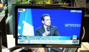 Bug sur le site de campagne de Nicolas Sarkozy