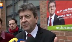 Mélenchon accuse Sarkozy "d'extrême-droitiser " la droite