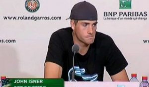 Roland Garros, 2e tour - Isner : "PHM méritait de gagner"