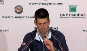 Roland-Garros, 4e tour - Djokovic : "Seppi est très solide"