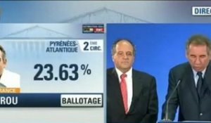 Réaction de François Bayrou - Législatives 2012
