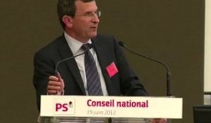 Intervention de Christophe Borgel au conseil national du PS