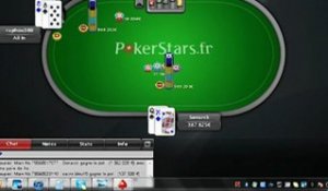 PokerStarsLive - SCOOP 9-H - Replay Commenté
