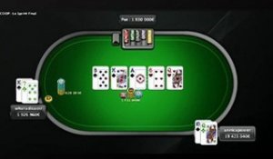 PokerStarslive - SCOOP 10-H - Replay commenté (3/3)