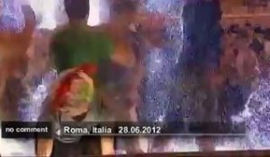 Explosion de joie des supporters à Rome - no comment